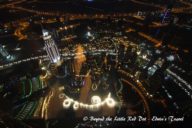 After the sun sets, the lights come on.