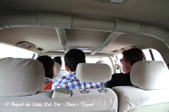 What a big roll cage you have there, just in case we over turn on the dunes.