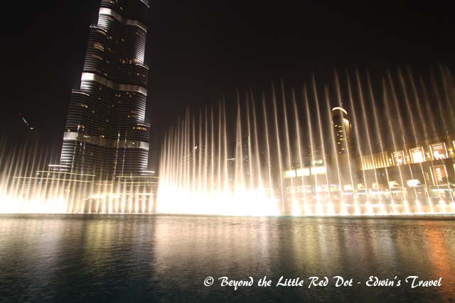 The sonic booms when the water jets fire is quite amazing.