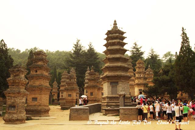 The Pagoda Forest outside Shaolin. This was also featured in the Shaolin kungfu movie.