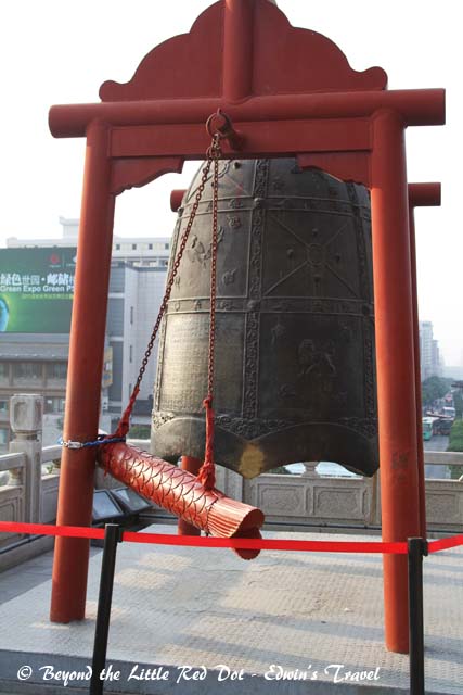 The ancient bell is still here, and no, they won't let me ring it.