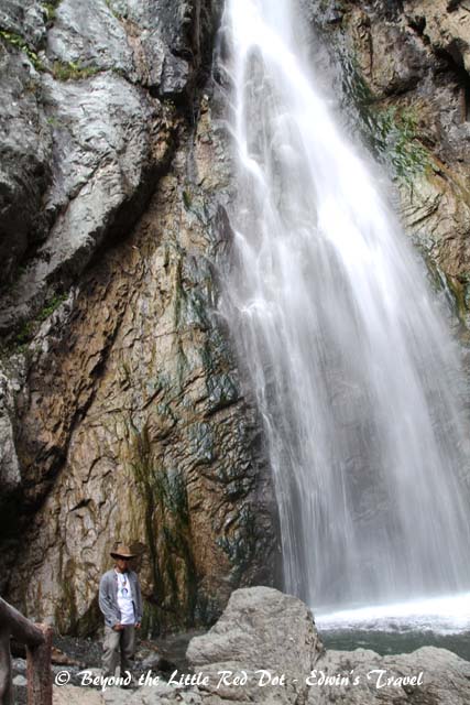 Refreshing cool water from the melted snow.