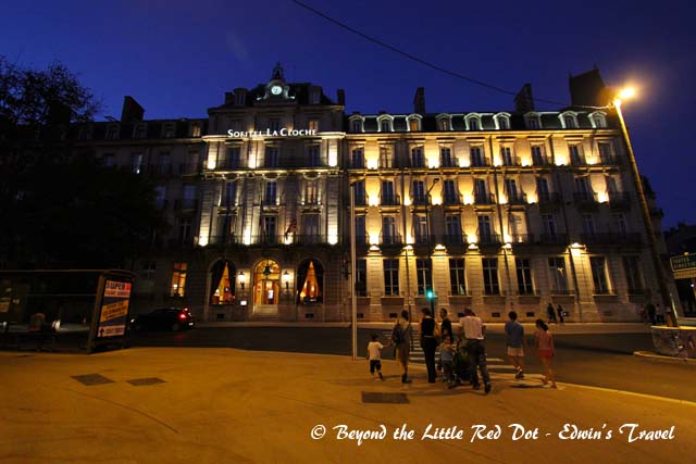 We came back to our hotel. We booked this hotel as it was only 5 minutes walk to the train station.