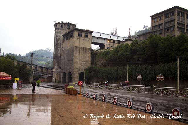 The old 1960's style coal processing plant. It is still in operation but mainly to refuel the steam engines.