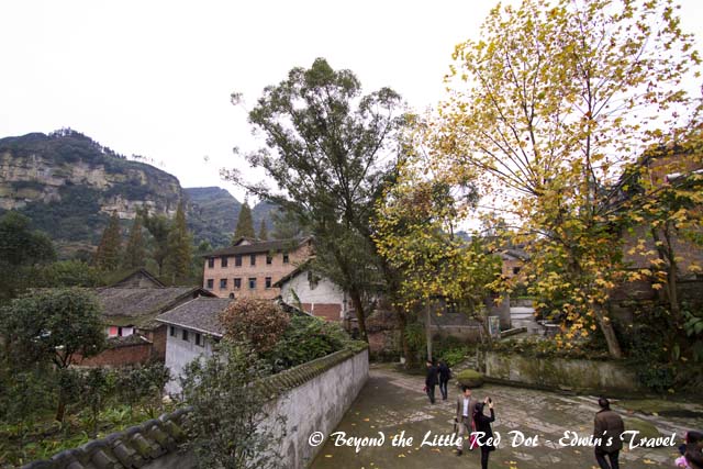Bajiaogou town where most of the coal mine workers used to live. It's really in the mountains with no accessible roads. The train is the only transport in and out of the valley.