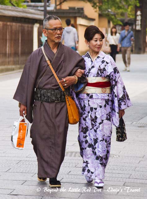 A couple in traditional dress.