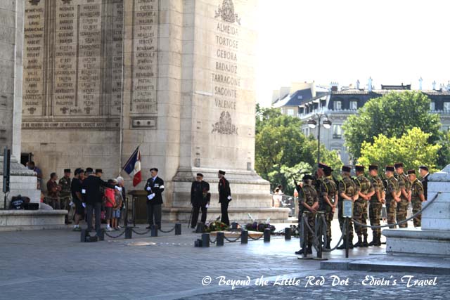 There was some sort of war veterans ceremony on the day of our visit.