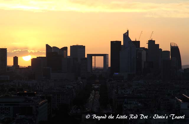 Sunset with La Defense.