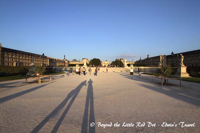 Playing with our shadows.