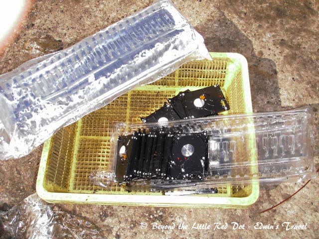 Abandoned inventory from factories was dumped everywhere.