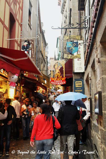 It looks like a scene from Game of Thrones, except for that Hello Kitty hanging there.