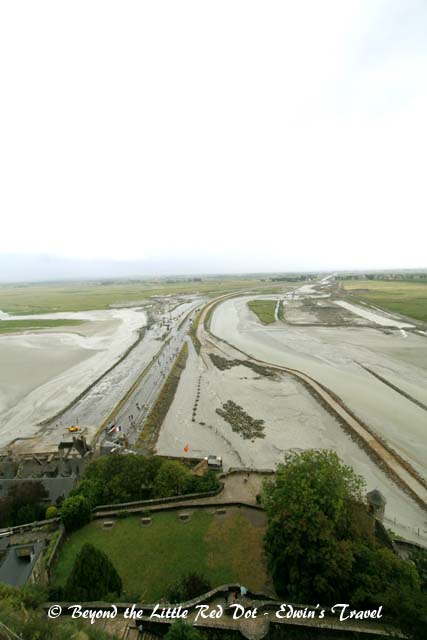 You can see the causeway from up here. 
