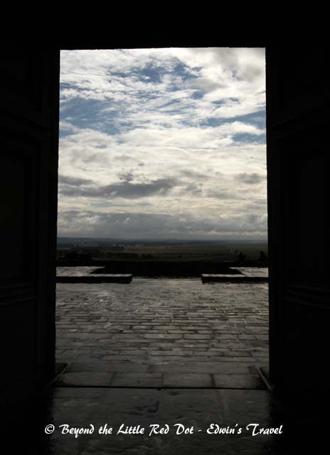 The sky was beginning to clear finally.