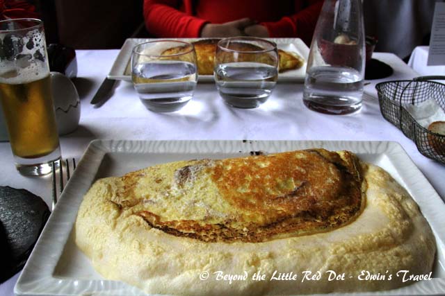 We had to try it anyway. My serving came with foie gras.