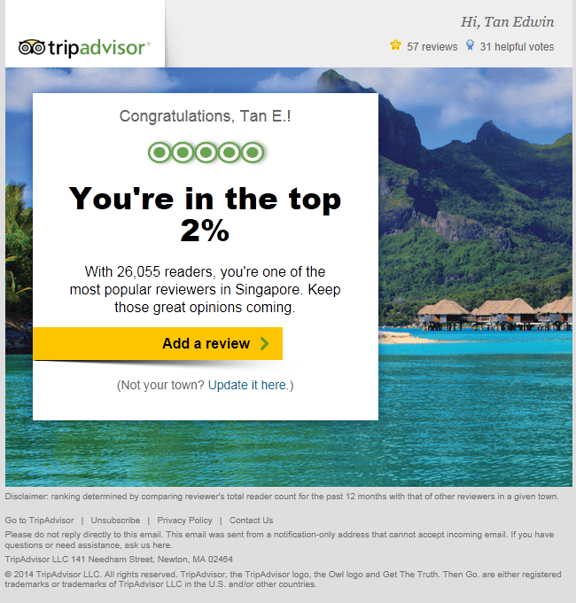 Tripadvisor top 2%