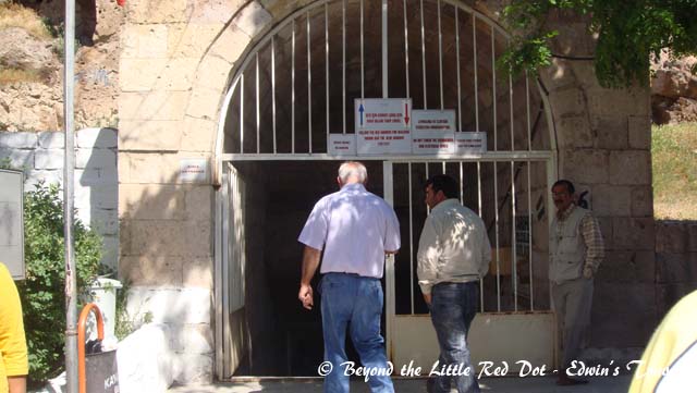 The entrance to Kaymakli. 