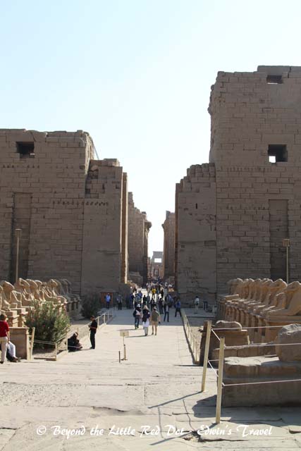 Entrance to Karnak Temple.