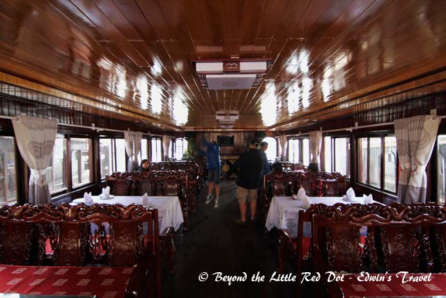 We got the whole boat to ourselves.