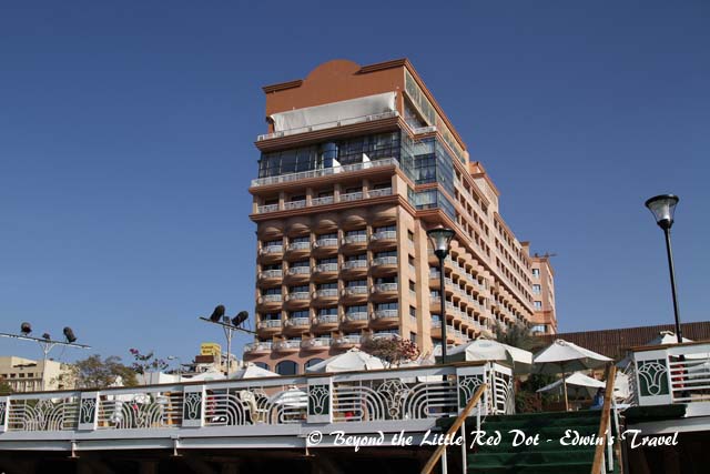 Finally we get to check into our hotel which was located by the banks of the River Nile.