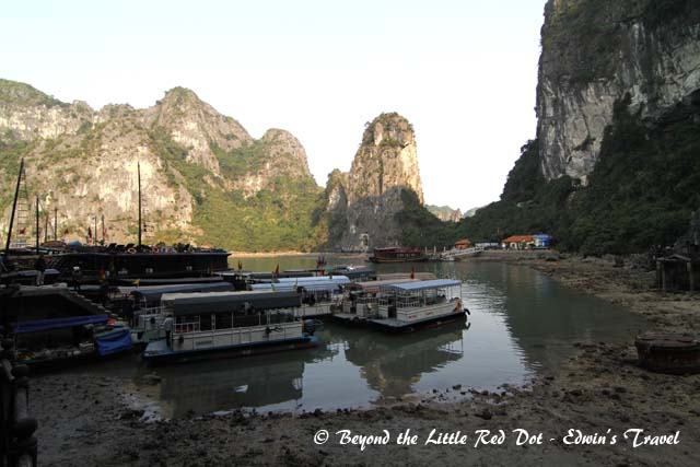 We stopped at one of the larger islands with a cave for some land exploration.
