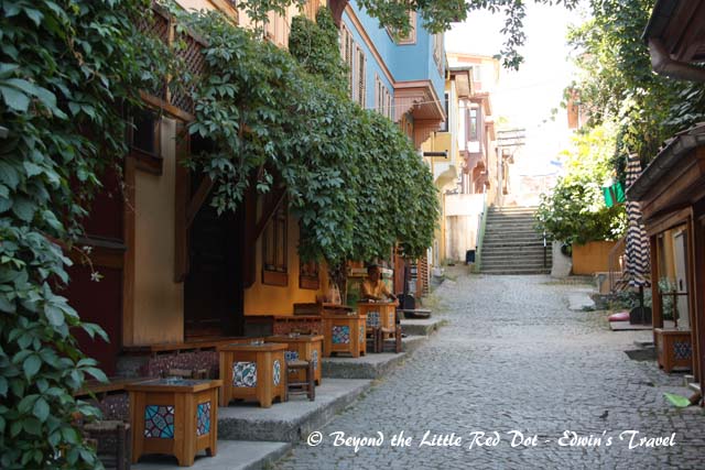 A street scene in Bursa.