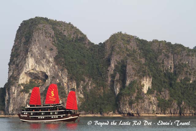 We passed by more luxurious boats. You can actually stay overnight on the boats but we decided to stay in a hotel on shore.