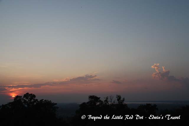 You can see Tonle Sap Lake from here.