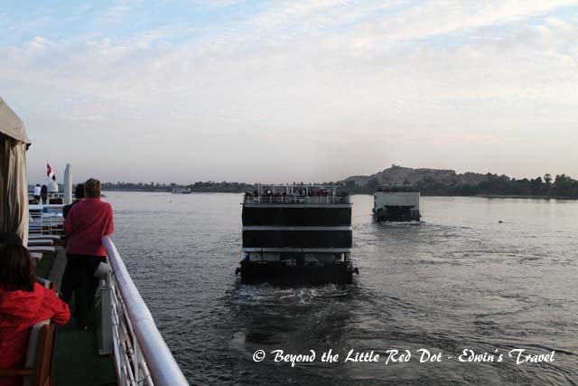 If you are thinking that you get to sail on a luxury cruise liner, forget it. The cruise takes place on smaller river boats. Although much smaller than a cruise liner, they are no less comfortable.