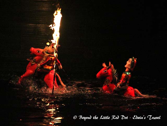 Although everything is traditional, there are now modern touches of coloured lighting and fire.