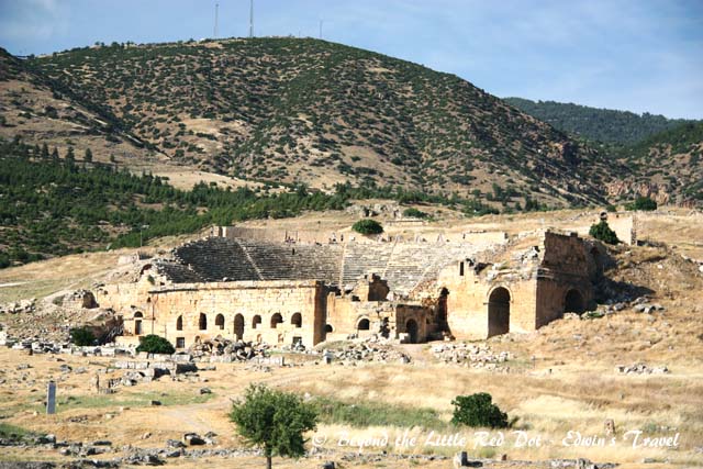 All that is left of its amphitheater.