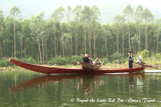 I guess there is a faster way if you don't want to row the boat.