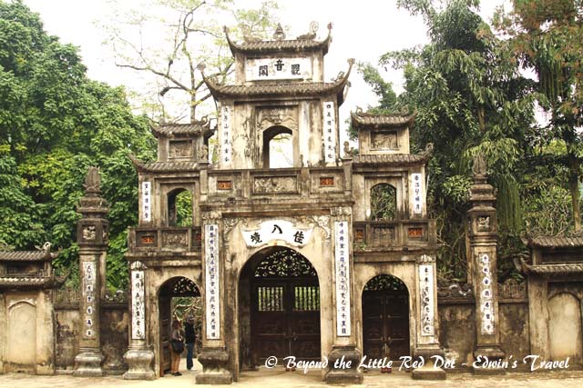 The gate to the temple.
