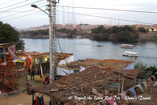 View of the Nile from the village.