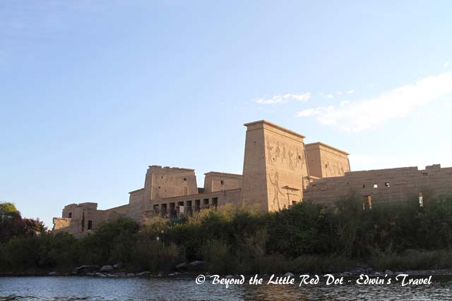 The Temple of Philae was also dismantled and moved to the current site due to the construction of the Aswan High Dam.