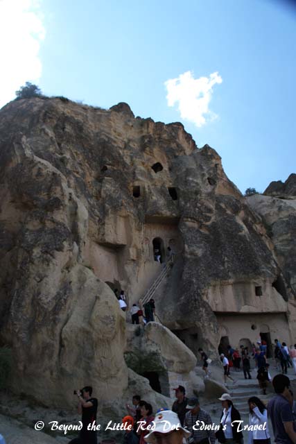 Houses and churches were carved into the rocks from the 10th to 13th centuries.