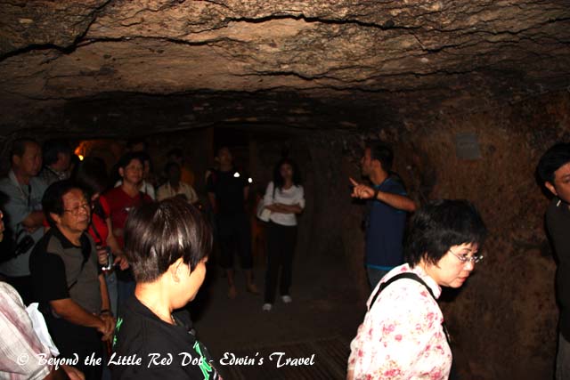 One of the stops where our guide explained about the underground city. He also had to do a count since the whole place was a maze and anyone who got lost would be difficult to find.
