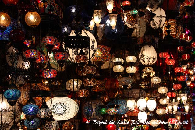 Arabian lamps for sale.