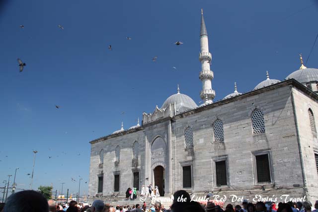 The mosque beside the Spice Bazaar.