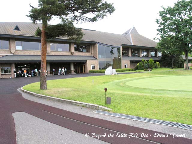 Getting ready for our golf game at Konagei Country Club.