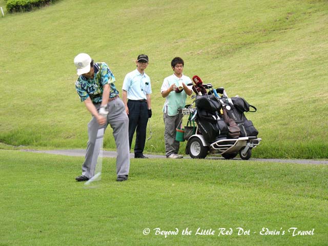 The 2 Japanese in our flight. We were pretty comfortable with each other by now.