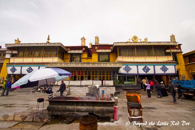 The God of Fortune temple.