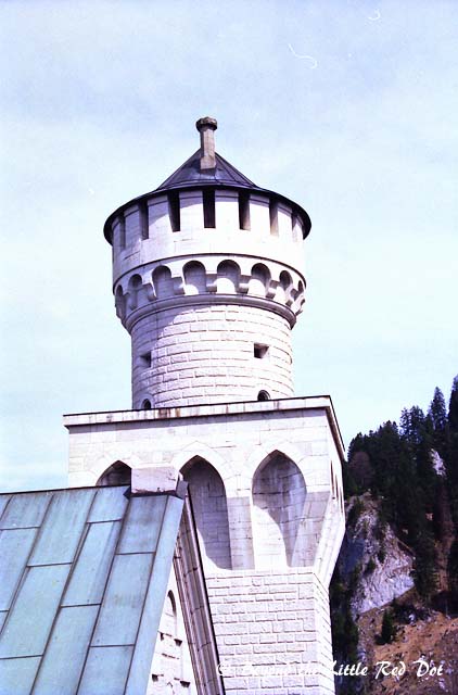 The towers which inspired Disneyland's Sleeping Beauty castle.