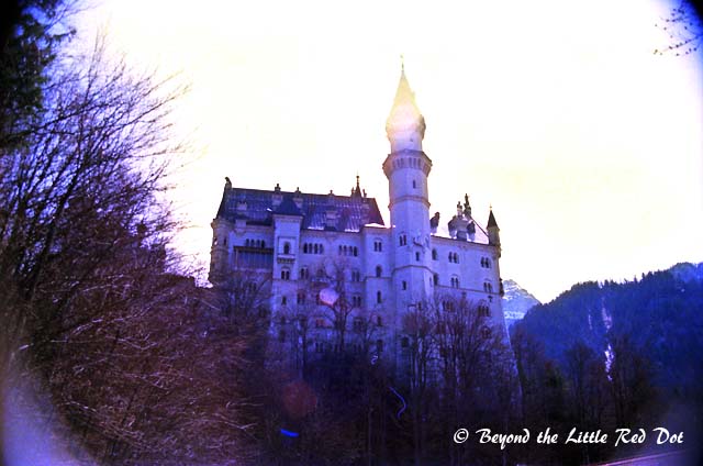 A closer view of the castle as we entered the front gate.