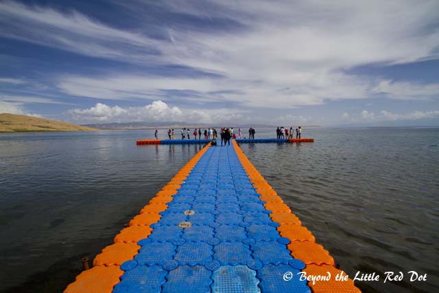 The jetty where we took our little boat ride.