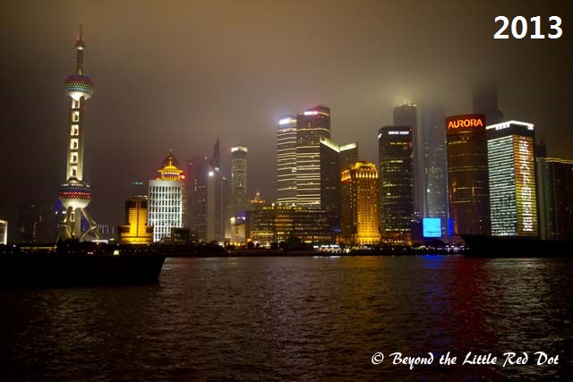 This photo taken just last year show even more sky scrapers in the background.