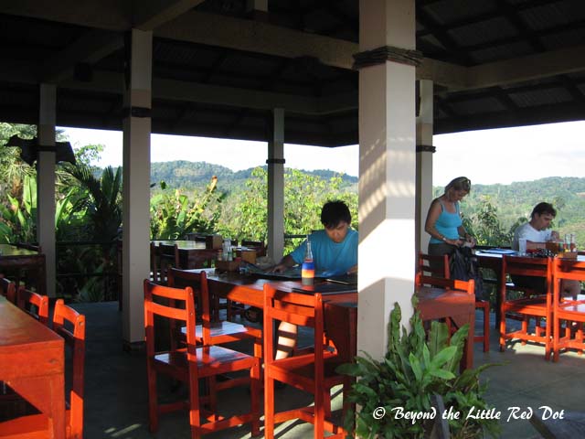 We stopped for some tea at a cliff top restaurant.
