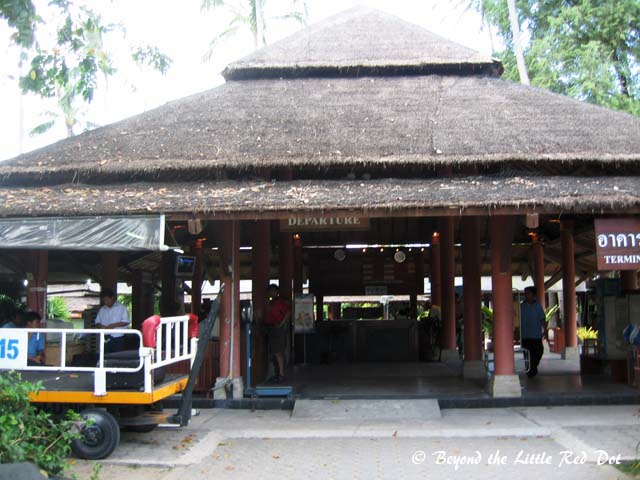 The rustic looking Koh Samui airport.