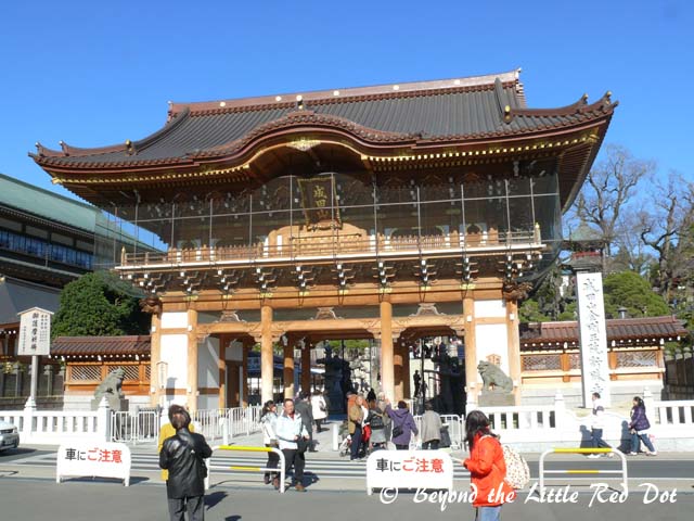 One of the gates leading into Naritasan Temple.