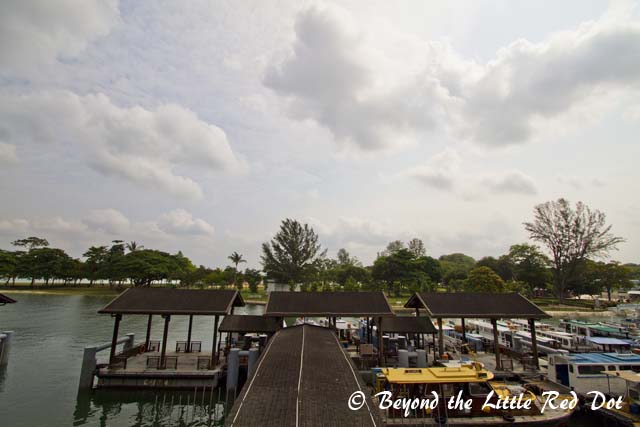 The ferry point at Changi Village. It has been upgraded over the years.