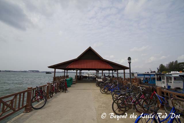 The jetty at Pulau Ubin.